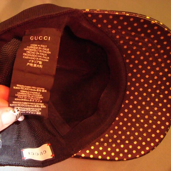Authentic Leather Gucci Trucker Hat - Picture 4 of 7